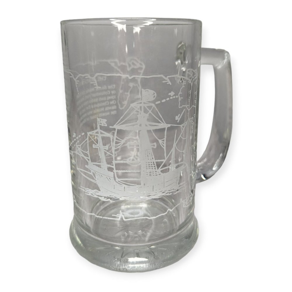Santa Maria Commemorate Glass Mug